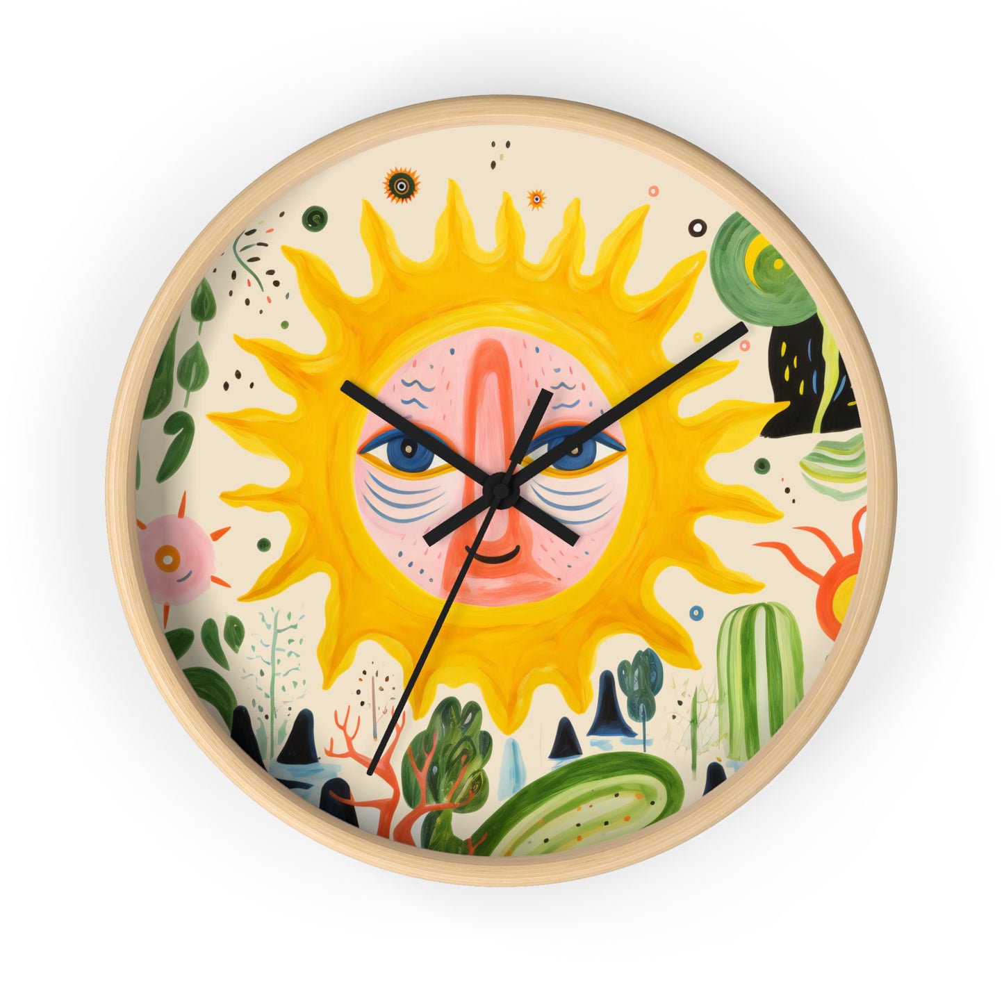 Sun Wall Clock <3