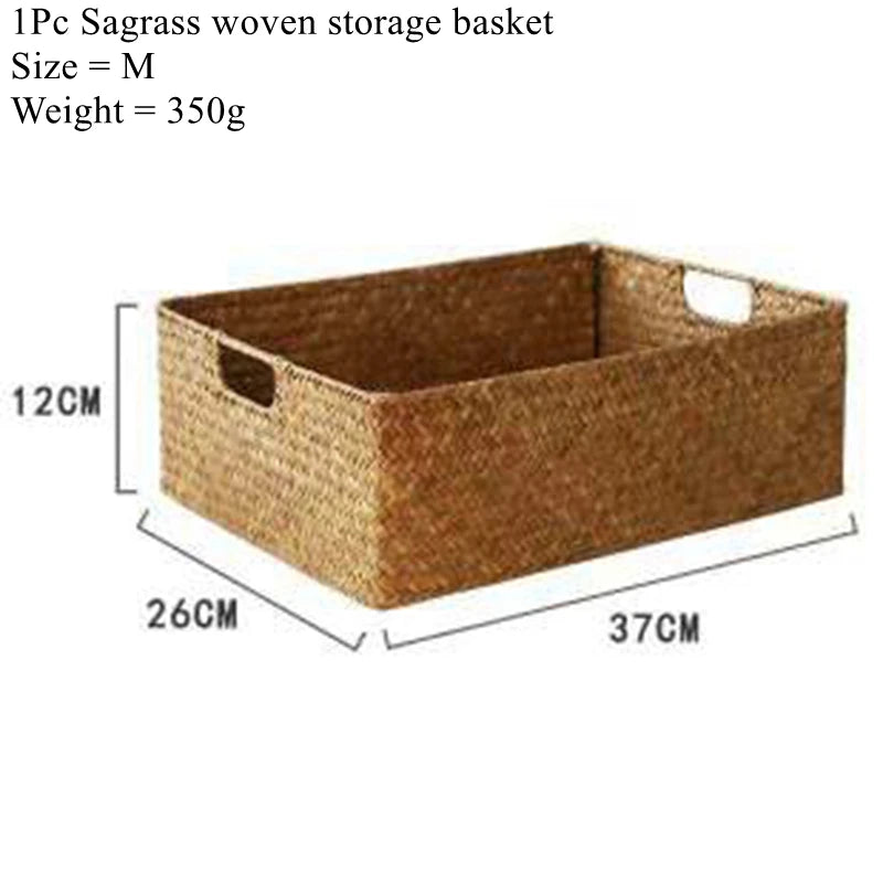 Rattan Storage Basket Handmade