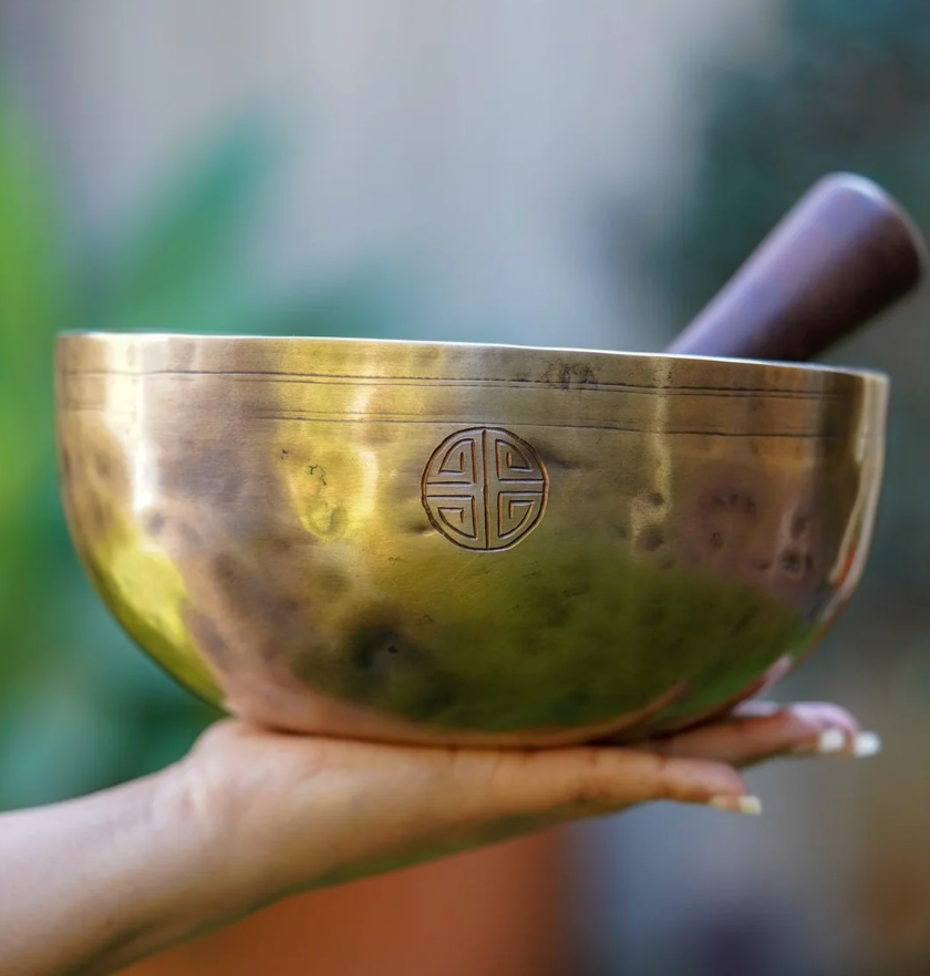 Tibetan Meditation Black Singing Bowl Nepal Pure Handmade Professional OM Sound Bronze Bowls Therapy Buddha Chakra Mindfulness
