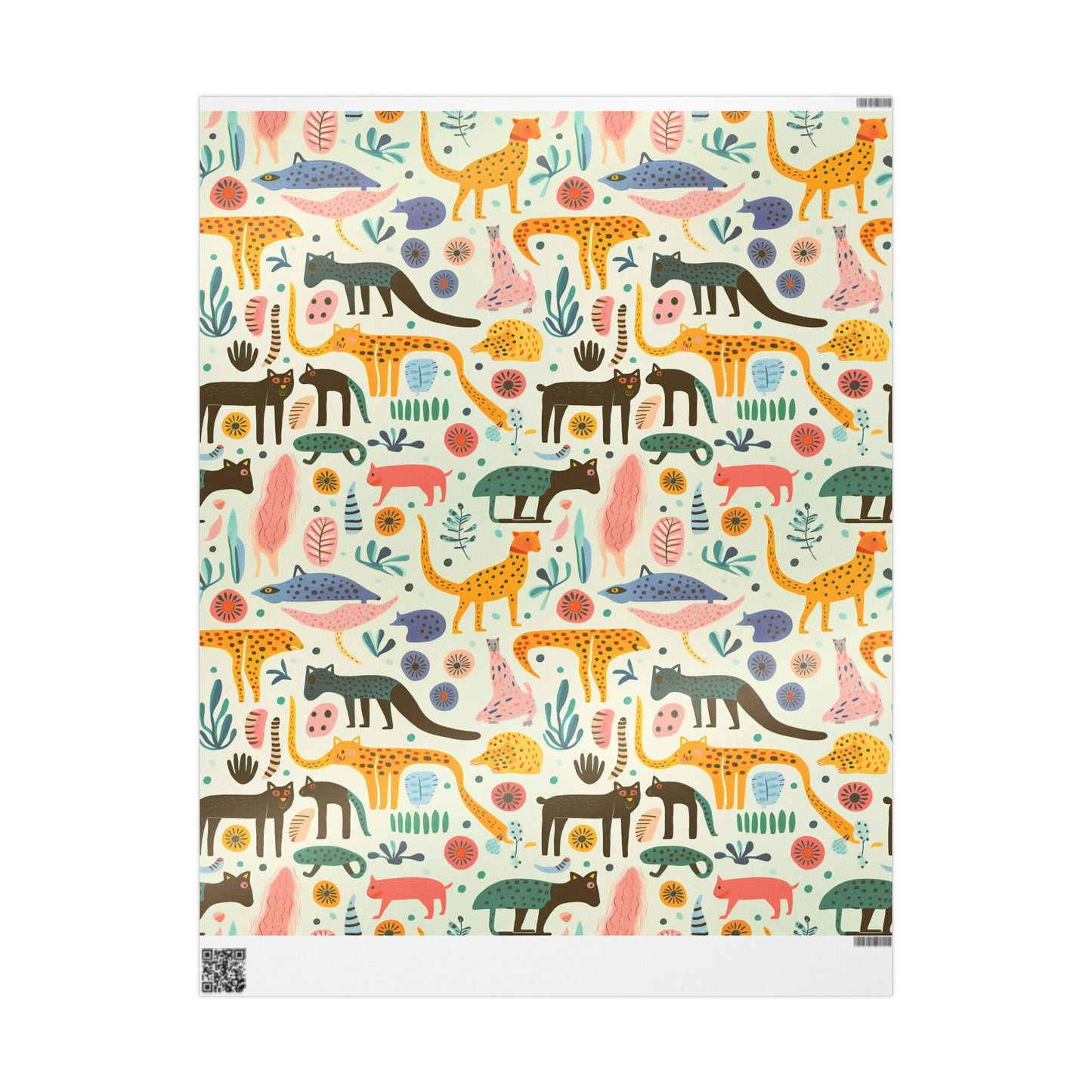 Jungle Wrap Wrapping Paper •  Fine-Art  Premium Quality Gift Wrap • Matte or Glossy Finish Options • High-Definition Jungle Print