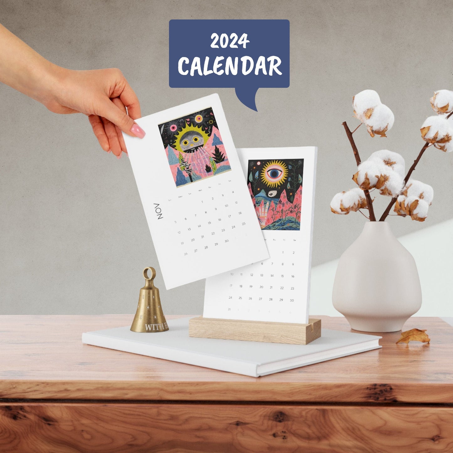 Tarotians Calendar (2024) • Monthly Weekly Calendar • Perfect Gift For New Year • Calendar for 2024 • Office Calendar